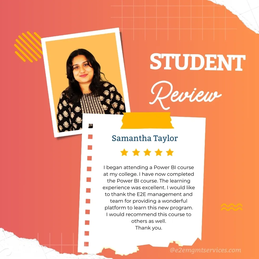 Student testimonial 12